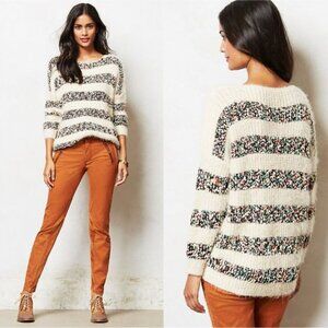 La Fee Verte Anthropologie Textured Confetti Chunky Knit Oversized Sweater XS